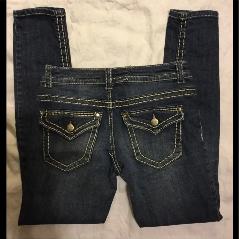 Paisley Sky Denim Skinny Jeans Size 2